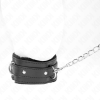 KINK - COLLAR WITH LEASH 65 CM WITH RESTRICTIONS BLACK 36-42 CM X 5.5 CM - Afbeelding 2