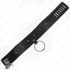 KINK - NECKLACE 65 CM WITH LEASH WITH SILVER STUDS MODEL 2 ADJUSTABLE 36-43 CM X 5 CM - Afbeelding 7