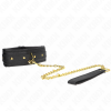 KINK - NECKLACE WITH SPONGE IMITATION LEATHER STRAP MODEL 1 ADJUSTABLE 37-54 CM X 3 CM - Afbeelding 2