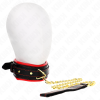 KINK - NECKLACE WITH SPONGE IMITATION LEATHER STRAP MODEL 2 ADJUSTABLE 37-54 CM X 3 CM - Afbeelding 2