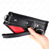 KINK - NECKLACE WITH SPONGE IMITATION LEATHER STRAP MODEL 3 ADJUSTABLE 37-54 CM X 3 CM - Afbeelding 3