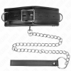 KINK - NECKLACE WITH SPONGE IMITATION LEATHER STRAP MODEL 3 ADJUSTABLE 37-54 CM X 3 CM - Afbeelding 4