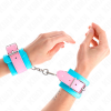 KINK - CUTE WRIST RESTRAINTS BLUE / PINK ADJUSTABLE 16-28 CM X 5 CM - Afbeelding 4