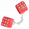 KINK - WRIST RESTRAINTS WITH SNAP FASTEN RED ADJUSTABLE 19-24 CM X 5.5 CM - Afbeelding 2