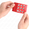 KINK - WRIST RESTRAINTS WITH SNAP FASTEN RED ADJUSTABLE 19-24 CM X 5.5 CM - Afbeelding 3