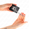 KINK - WRIST RESTRAINTS WITH PADLOCK CLOSURE BLACK ADJUSTABLE 16-23 CM X 5.5 CM - Afbeelding 3