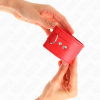 KINK - WRIST RESTRAINTS WITH PADLOCK CLOSURE RED ADJUSTABLE 16-23 CM X 5.5 CM - Afbeelding 3