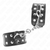 KINK - WRISTBANDS WITH DOUBLE LINE OF ADJUSTABLE STUDS BLACK - Afbeelding 2