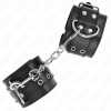 KINK - DOUBLE BUCKLE WRIST RESTRAINTS BLACK ADJUSTABLE 19-26 CM - Afbeelding 2