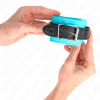 KINK - HOOK WRIST RESTRAINTS BLUE FUR LINED ADJUSTABLE 20-28 CM X 5.5 CM - Afbeelding 3