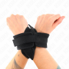 KINK - CROSS CUFFS BLACK 34 X 5.5 CM - Afbeelding 3