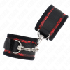 KINK - SCANDAL WRIST RESTRAINTS RED-BLACK - Afbeelding 2