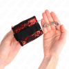 KINK - SCANDAL WRIST RESTRAINTS RED-BLACK - Afbeelding 3