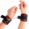 KINK - SCANDAL WRIST RESTRAINTS RED-BLACK - Afbeelding 4