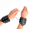 KINK - BLACK POINT STYLE WRISTBANDS WITH CHAIN ADJUSTABLE 17-23 CM X 8.5 CM - Afbeelding 4