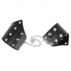 KINK - BLACK POINT STYLE WRISTBANDS WITH CHAIN ADJUSTABLE 17-23 CM X 8.5 CM - Afbeelding 2
