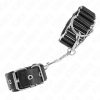 KINK - HINGE-LIKE THIN WRIST RESTRAINTS BLACK ADJUSTRABLE 16-22 CM X 3.5 CM - Afbeelding 2