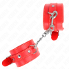 KINK - THIN WRIST RESTRAINTS RED ADJUSTABLE 21-33 CM - Afbeelding 3