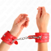 KINK - THIN WRIST RESTRAINTS RED ADJUSTABLE 21-33 CM - Afbeelding 4