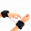 KINK - FURRY LINED WRIST RESTRAINTS BLACK ADJUSTABLE 17-31 CM X 7 CM - Afbeelding 4