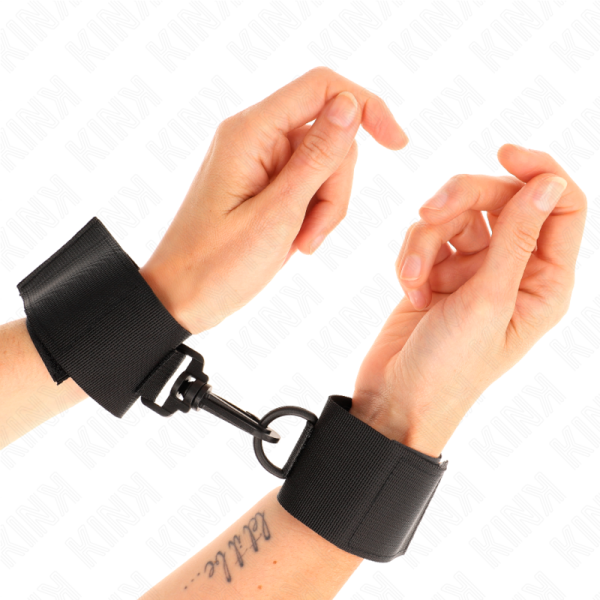 KINK - NYLON WRIST RESTRAINTS BLACK - Afbeelding 4