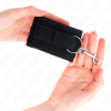 KINK - NYLON BIND HOOK&LOOP WRIST RESTRAINTS BLACK MODEL 2 ADJUSTABLE 18-35 CM X 6 CM - Afbeelding 3