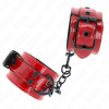 KINK - DARK RED WRIST CUFFS 23 X 5 CM - Afbeelding 2