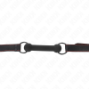 KINK - BONE GAG WITH LEATHERETTE STRAP BLACK ADJUSTABLE 41-57 CM - Afbeelding 3