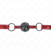 KINK - SHINY LEATHERETTE BALL 4.5 CM GAG 63.5 X 2 CM ADJUSTABLE 41 X 59 CM - Afbeelding 3