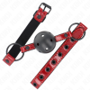 KINK - SHINY LEATHERETTE BALL 4.5 CM GAG 63.5 X 2 CM ADJUSTABLE 41 X 59 CM - Afbeelding 2