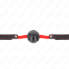 KINK - HOLLOW HARD MOUTH 4.5 CM GAG WITH ELASTIC BELT 56 x 1.5 CM - Afbeelding 3