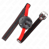 KINK - HOLLOW HARD MOUTH 4.5 CM GAG WITH ELASTIC BELT 56 x 1.5 CM - Afbeelding 2