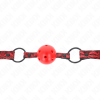 KINK - DIAMOND PATTERN BALL 4.5 CM GAG MODEL 1 64.5 CM ADJUSTABLE 42-60 CM - Afbeelding 3