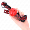 KINK - DIAMOND PATTERN BALL 4.5 CM GAG MODEL 1 64.5 CM ADJUSTABLE 42-60 CM - Afbeelding 4