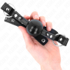 KINK - BALL 4 CM GAG WITH TIP RIVET AND SNAP LOCK 65 x 2 CM - Afbeelding 4