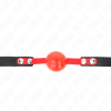 KINK - SOFT TPE BALL 4 CM GAG MODEL 4 60 x 2 CM ADJUSTABLE 37-52 CM - Afbeelding 3
