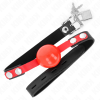 KINK - SOFT TPE BALL 4 CM GAG MODEL 4 60 x 2 CM ADJUSTABLE 37-52 CM - Afbeelding 2