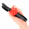 KINK - RED SINGLE SOLID BALL 4 CM GAG 65 x 1.5 CM - Afbeelding 4