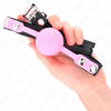 KINK - LUMINOUS SILICONE BALL 4 CM GAG 60 x 2 CM - Afbeelding 4