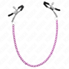 KINK - CHAIN NIPPLE CLAMPS PURPLE 30 CM - Afbeelding 3