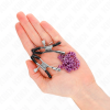 KINK - CHAIN NIPPLE CLAMPS PURPLE 30 CM - Afbeelding 2