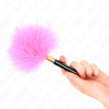 KINK - FUCHSIA GOLD METAL TICKLE FEATHERS 18 CM - Afbeelding 4