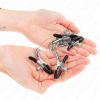 KINK - 4 NIPPLE AND CLIT CLAMPS ADJUSTABLE SILVER - Afbeelding 3