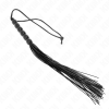 KINK - MINI SILICONE WHIP WITH 6 BLACK BEADS 26 CM - Afbeelding 2