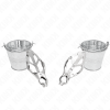 KINK - JAPANESE CLOVER NIPPLE CLAMPS WITH BUCKETS SILVER - Afbeelding 2