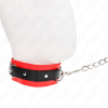KINK - BASIC MODEL COLLAR WITH LEASH 65 CM MODEL 3 RED 53 X 5 CM - Afbeelding 2