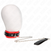 KINK - BASIC MODEL COLLAR WITH LEASH 65 CM MODEL 3 RED 53 X 5 CM - Afbeelding 3