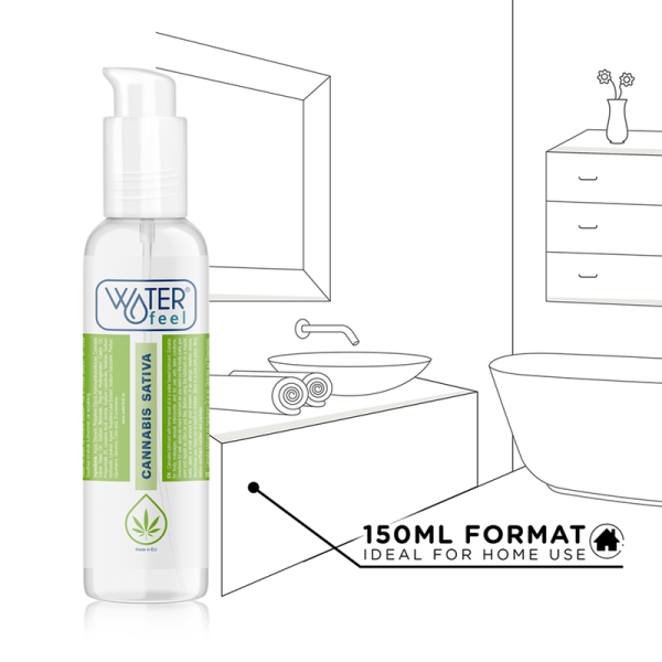 WATERFEEL - CANNABIS LUBRICANT 150 ML (EXPIRATION DATE 31/01/25) - Afbeelding 5