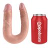 KING COCK - U-SHAPED MEDIUM DOUBLE TROUBLE FLESH 13.9 CM - Afbeelding 4