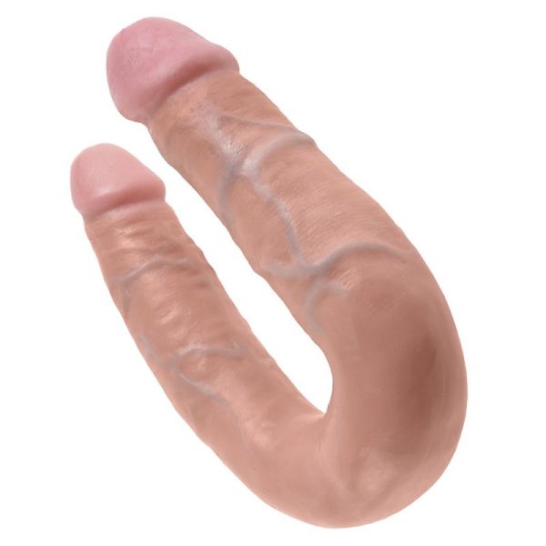 KING COCK - U-SHAPED MEDIUM DOUBLE TROUBLE FLESH 13.9 CM - Afbeelding 5
